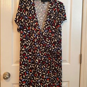 Lane Bryant Black/multi Maxi - 18/20